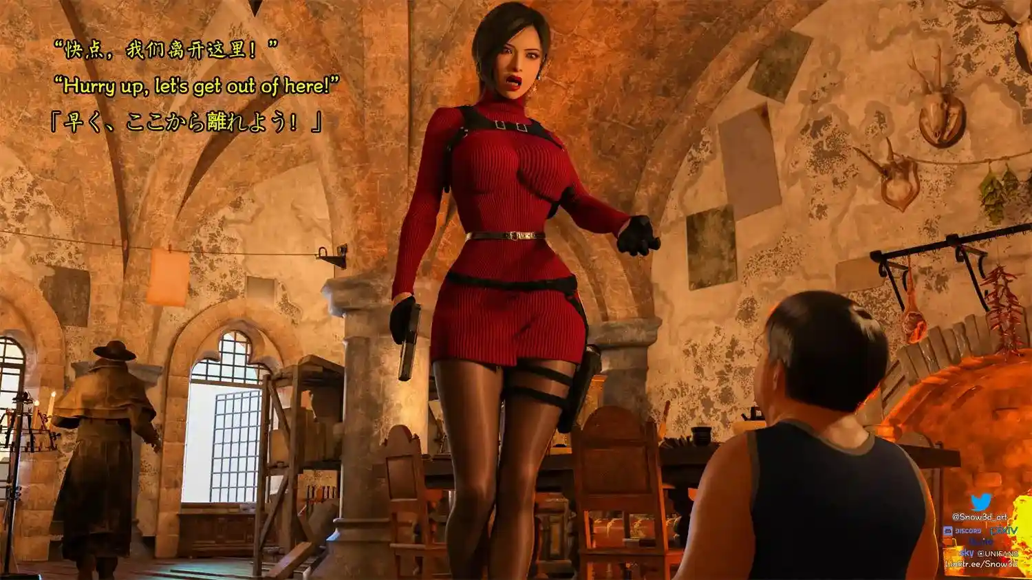 [3D全彩] 小鬼与女特工们的奇妙冒险 [303MB]-漫客吧