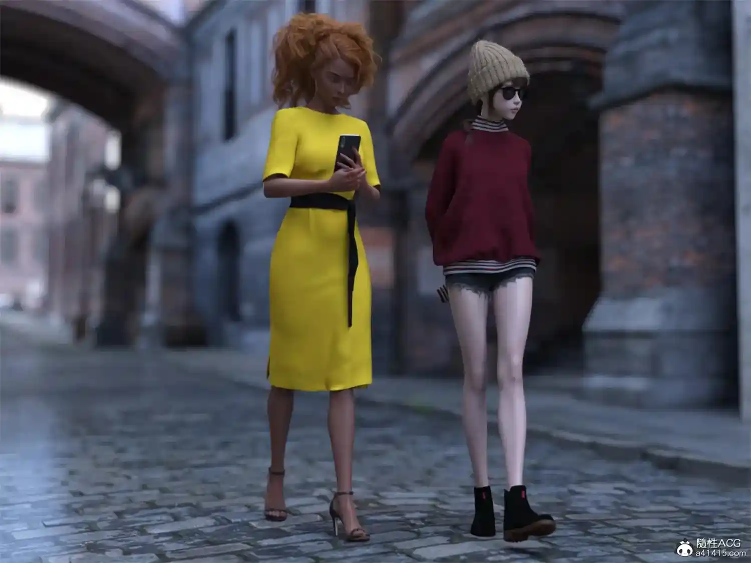 [3D全彩] 网红猎捕计划-肖然篇 [119.6MB]-漫客吧