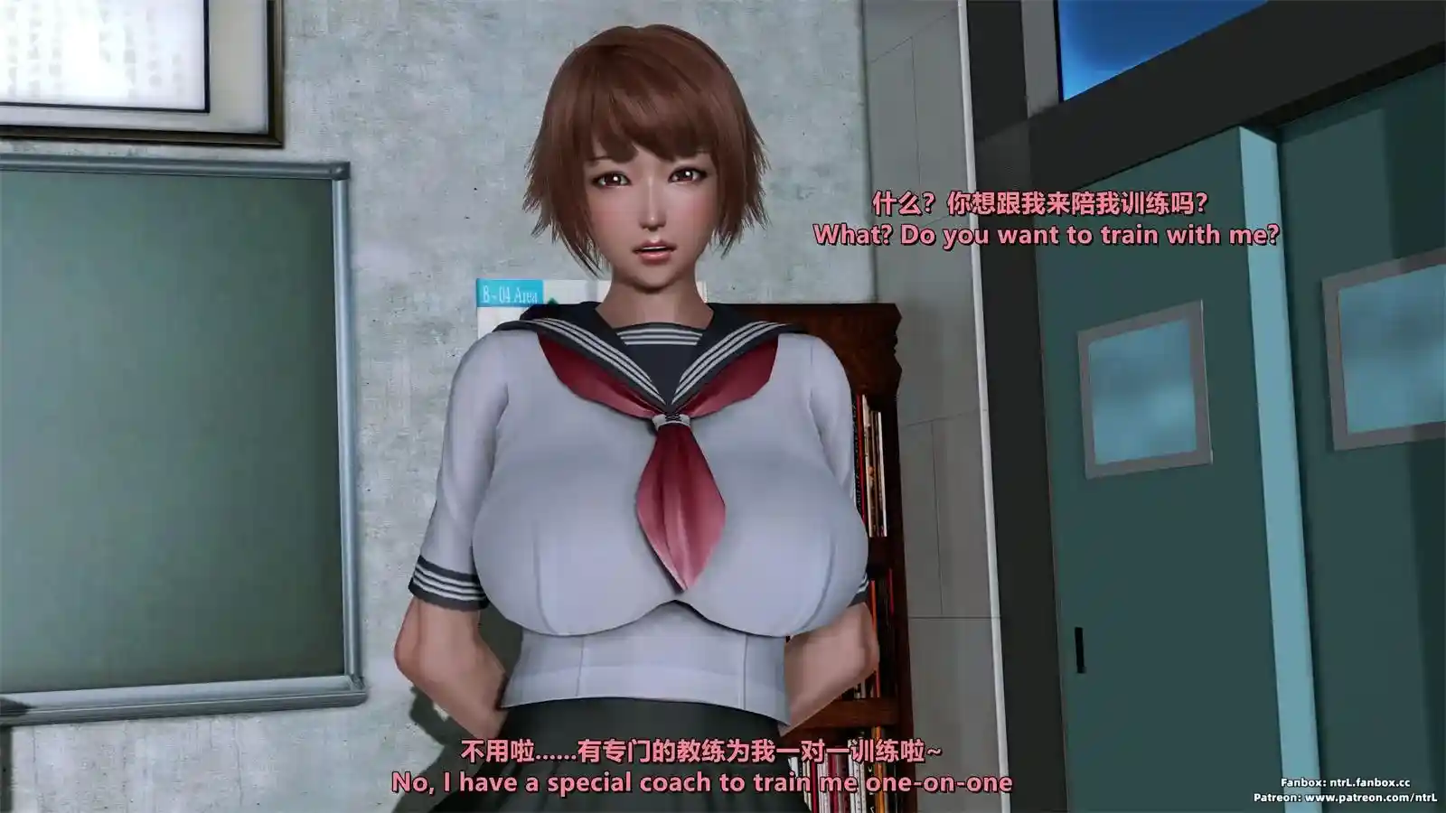 [3D全彩] 又纯又婊的女友小爱-游泳训练篇 [517MB]-漫客吧