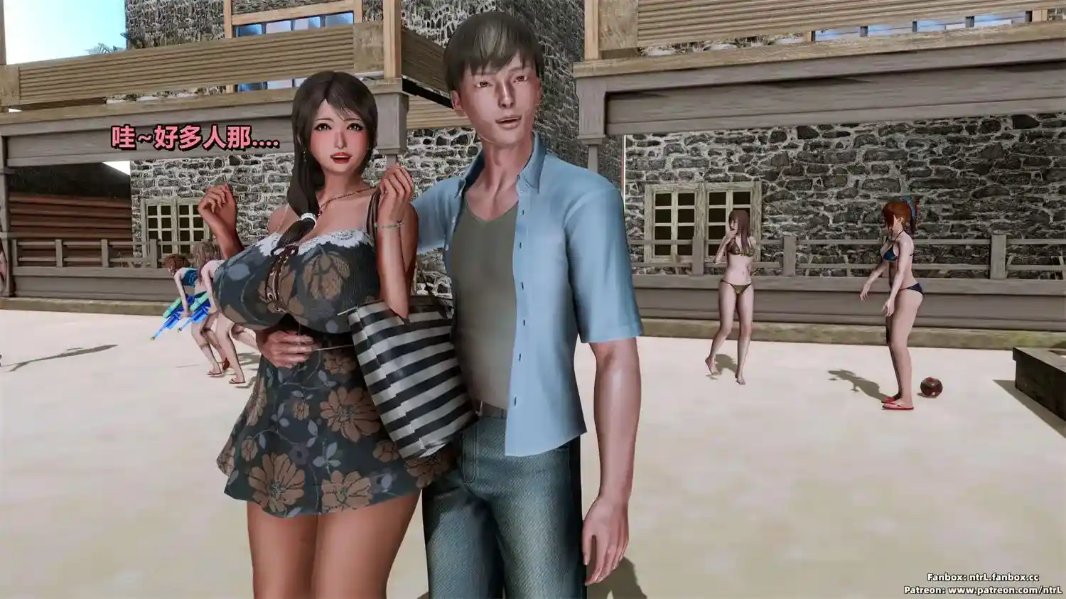 [3D全彩] NTR甜心岛_雪江篇01-7.1 [3494P-2.22GB]-漫客吧