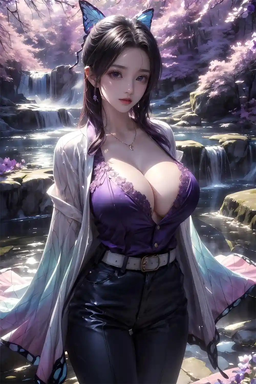 [Ai 图册] Vol.0044 kuzan - 鬼灭之刃-蝴蝶忍 [28P-195MB]-漫客吧