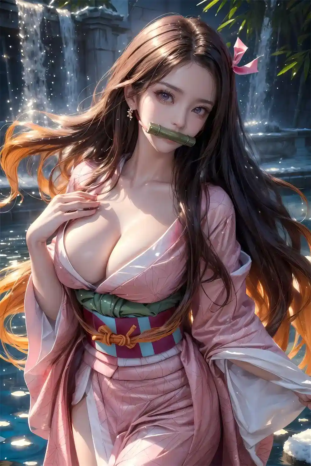 [Ai 图册] Vol.0046 kuzan - 鬼灭之刃-祢豆子 [44P-372MB]-漫客吧