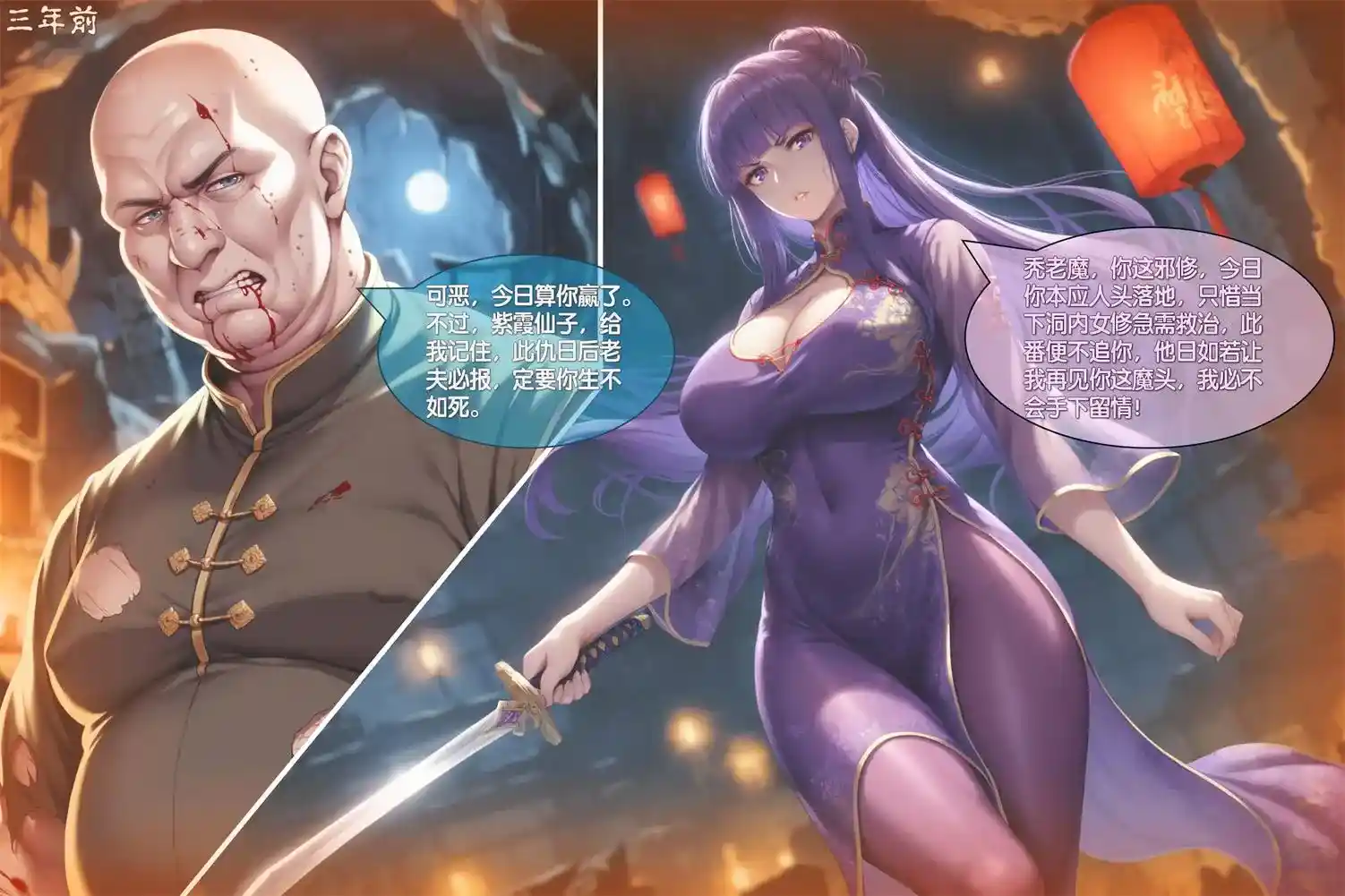 [3D全彩] 紫霞蒙尘录01-02 [373P-541MB]-漫客吧